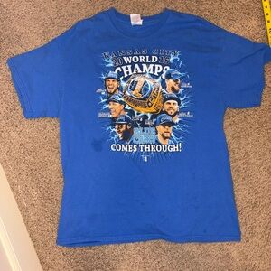 a.n.a Blue Kansas City Champs Tee